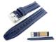 Uhrenarmband 18mm blau Hai-Pr�gung Doppelwulst