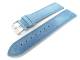 Uhrenarmband 22mm hellblau Soft-Kalb leichter Antik-Look
