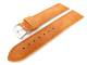Uhrenarmband 24mm orange Soft-Kalb leichter Antik-Look