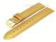 Uhrenarmband 24mm goldmetallic glatt seidenmatt