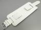 Uhrenarmband 30mm wei� Alligator-Pr�gung mit breiter Lederunterlage