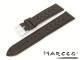 Uhrenarmband 20mm dunkelbraun Racing Design von Marcco