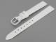 Uhrenarmband 10mm wei� flach glatt von Eichm�ller