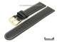 Uhrenarmband 18mm schwarz Sattelleder wei�e Naht von Eichm�ller