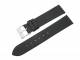 Uhrenarmband XS 18mm schwarz von Herzog glatt
