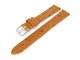 Uhrenarmband 12mm hellbraun Strau�-Pr�gung