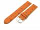 Uhrenarmband 16mm orange Strau�-Pr�gung
