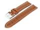 Uhrenarmband XL 22mm braun Alligator robust helle Kontrastnaht (Schlie�enansto� 20 mm)