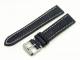 Uhrenarmband XL 24mm dunkelblau Alligator robust helle Kontrastnaht (Schlie�enansto� 22 mm)