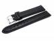 TOP: Uhrenarmband 20mm schwarz Alligator robust abgen�ht (Schlie�enansto� 18 mm)