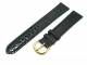Uhrenarmband 16mm schwarz Kroko abgen�ht von Eichm�ller
