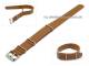 Uhrenarmband 18mm braun NATO-Durchzugsband glatt