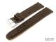 Uhrarmband 16mm dunkelbraun RIOS \