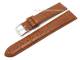 Uhrenarmband 22mm braun Alligator-Pr�gung matt (Schlie�enansto� 20 mm)