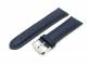 Uhrenarmband 24mm dunkelblau glatte Oberfl�che