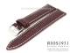 Uhrenarmband 22mm bordeaux RIOS Louisiana Alligatorpr�gung helle Naht (Schlie�enansto� 18 mm)