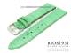 Uhrenarmband 19mm t�rkis RIOS Louisiana Alligatorpr�gung helle Naht (Schlie�enansto� 16 mm)