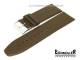 Uhrenarmband 30mm dunkelbraun flach glatte Oberfl�che von Eichm�ller