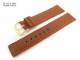 Uhrarmband 20mm braun RIOS echt Lamm (Schlie�enansto� 18 mm)