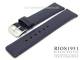 Uhrarmband 18mm dunkelblau RIOS echt Lamm abgen�ht (Schlie�enansto� 16 mm)