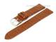 Uhrenarmband 18mm fester Steg braun Alligator-Pr�gung (Schlie�enansto� 16 mm)