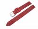 Uhrenarmband 12mm fester Steg rot elegant gepr�gt