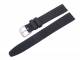 Uhrenarmband 12mm schwarz naturgeschrumpftes Oberleder