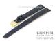 Uhrenarmband 14mm ozeanblau Krokopr�gung RIOS (Schlie�enansto� 12 mm)