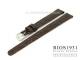 Uhrenarmband 08mm dunkelbraun Krokopr�gung RIOS (Schlie�enansto� 8 mm)