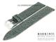 Uhrarmband 16mm steingrau Krokopr�gung RIOS (Schlie�enansto� 14 mm)