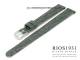 Uhrenarmband 12mm steingrau Krokopr�gung RIOS (Schlie�enansto� 10 mm)