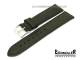 Uhrenarmband 20mm schwarz elegantes Design fein genarbt von Eichm�ller
