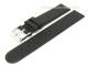 Uhrenarmband 20mm schwarz matt ohne Naht hydrophobiert (Schlie�enansto� 20 mm)