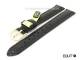 Uhrenarmband 14mm schwarz EULIT echt Eidechse (Schlie�enansto� 12 mm)