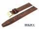 Uhrenarmband 16mm braun von Herzog Kroko-Pr�gung