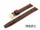 Uhrenarmband XS 18mm braun von Herzog Kroko-Pr�gung