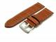 Uhrenarmband 26mm hellbraun Alligator-Pr�gung wei�e Kontrastnaht