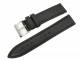 Uhrenarmband 20mm schwarz glatte Oberfl�che Original Marburger