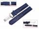 Uhrenarmband 20mm dunkelblau Kippfaltschlie�e Teju (Schlie�enansto� 20 mm)