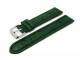 Uhrenarmband 22mm dunkelgr�n echt Strau� (Schlie�enansto� 20 mm)