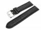 Uhrenarmband 18mm schwarz echt Strau� (Schlie�enansto� 18 mm)