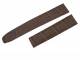 Uhrenarmband f�r Cartier Faltschlie�e 18mm dunkelbraun Kroko-Narbung matt