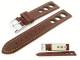 Uhrenarmband 20mm dunkelbraun \