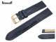 Uhrenarmband 22mm dunkelblau Kroko-Pr�gung von Eichm�ller