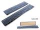 Uhrarmband 22mm dunkelblau RIOS echt Hai wei�e Naht f�r Breitling (Schlie�enansto� 18 mm)