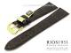 Uhrenarmband 19mm dunkelbraun RIOS f�r Patek Philippe u.a. echt Alligator (Schlie�enansto� 14 mm)