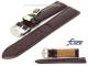Uhrenarmband 18mm bordeaux echt Louisiana Alligator von Fluco (Schlie�enansto� 16 mm)