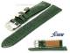 Uhrenarmband 22mm dunkelgr�n echt Louisiana Alligator von Fluco (Schlie�enansto� 18 mm)