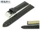 Uhrenarmband 20mm schwarz von Herzog \