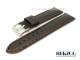 Uhrenarmband 20mm dunkelbraun von Herzog \